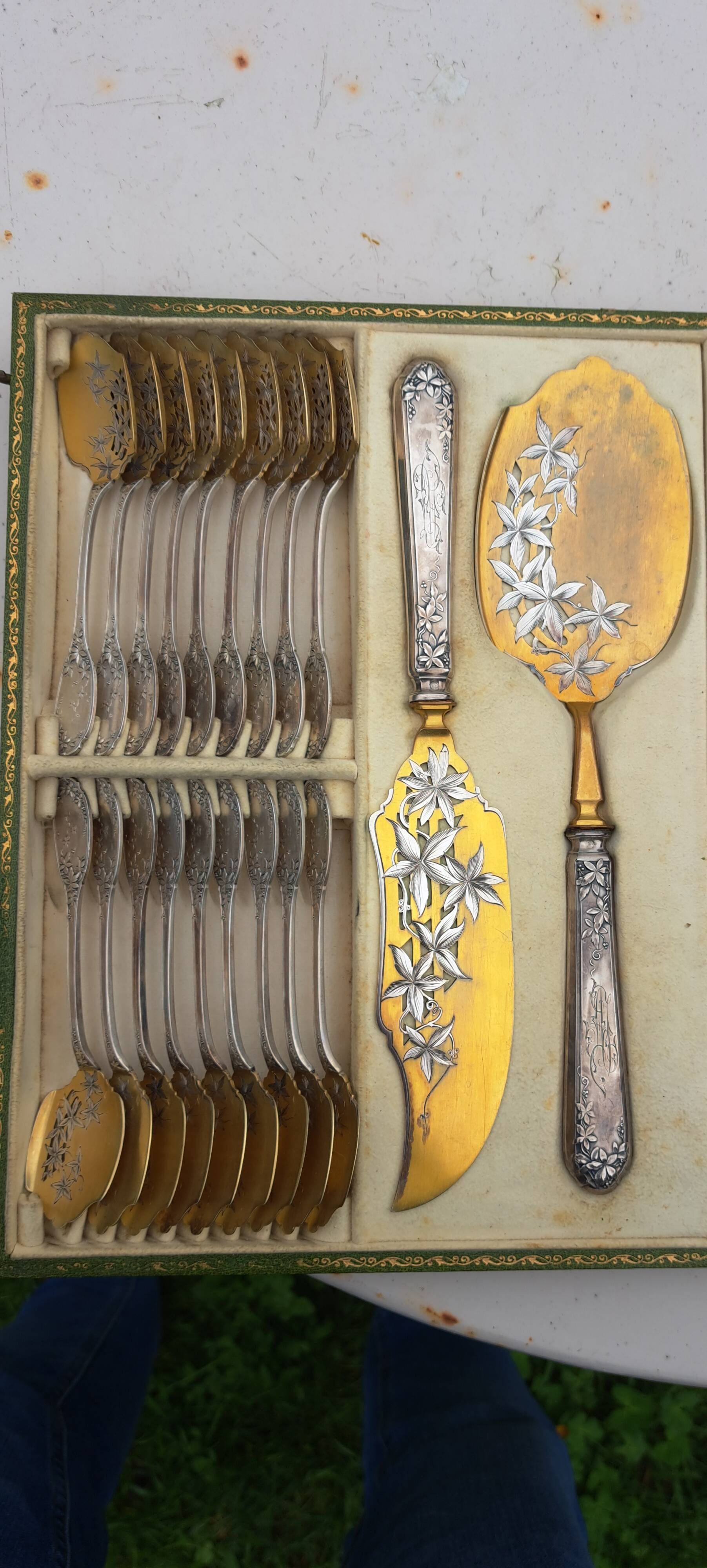 Silver ice service signed lefebvre fils aine