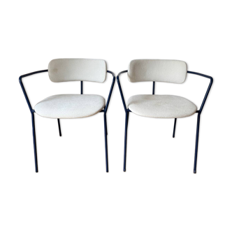 Monoprix fabric armchairs