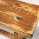 Mid-Century Rustic Wooden Bench, France, 1900s