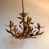 Lustre vintage décor feuillage
