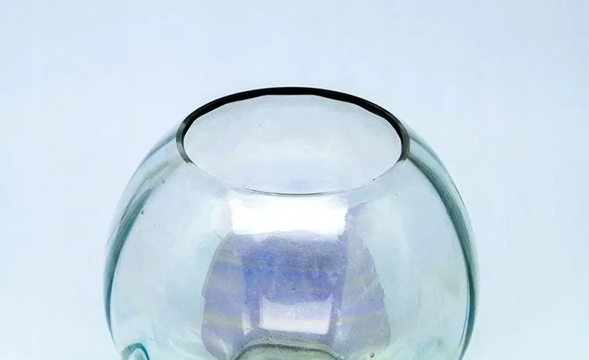 E2E Huta Niemen ball vase ART DECO no. 1590