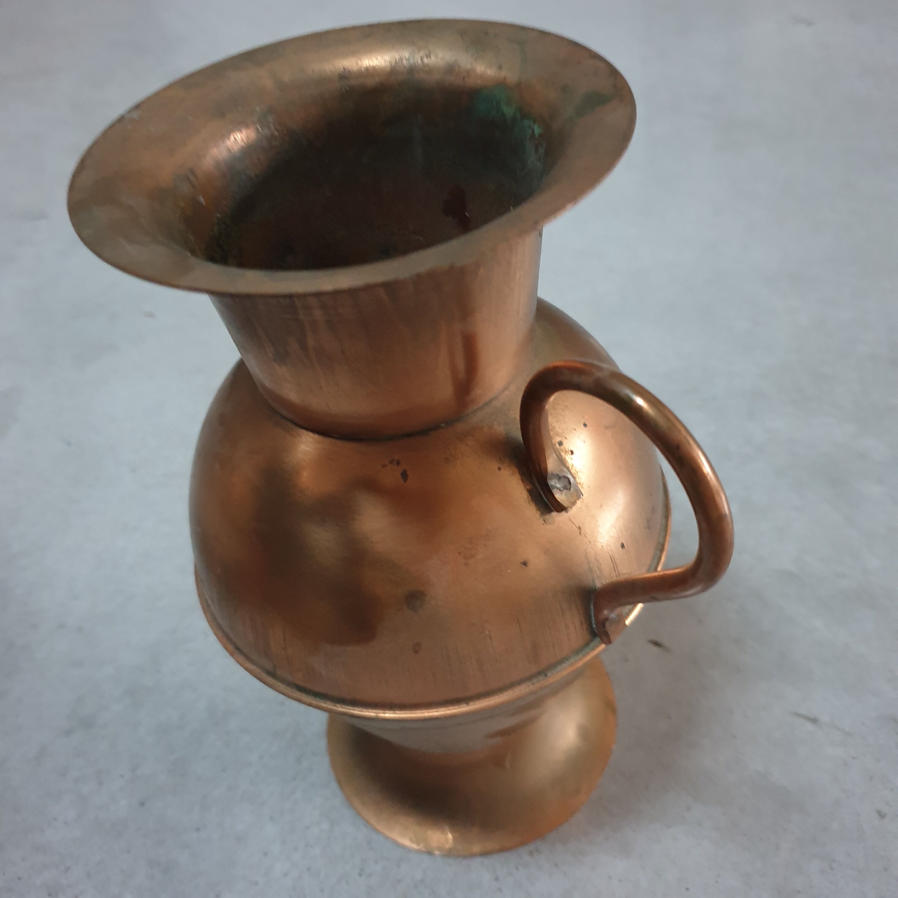 Copper amphora
