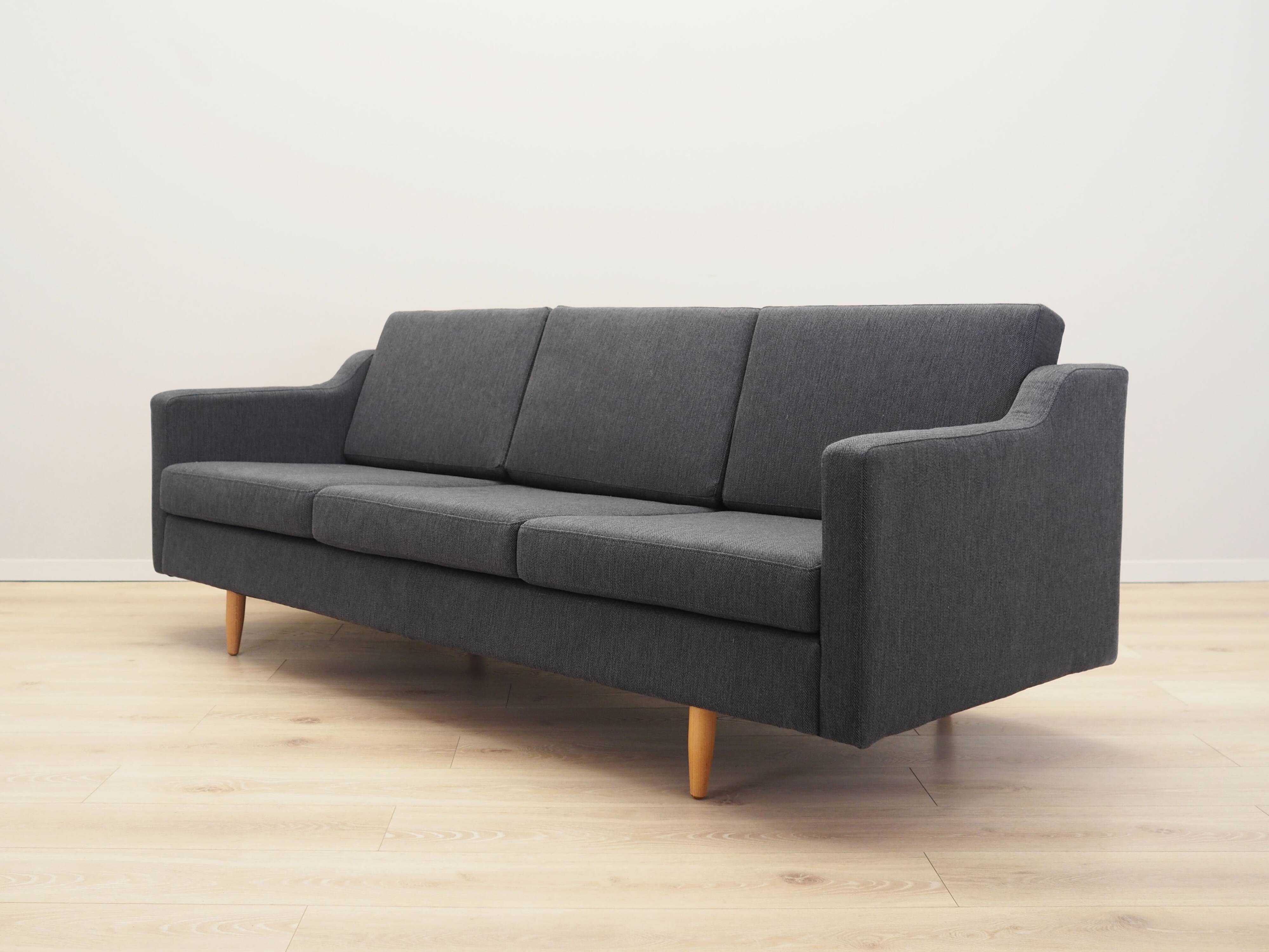 Grey sofa, Danish design, 1970s, production: Denmark