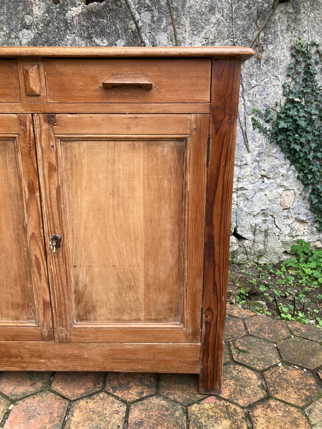 Vintage solid pine dresser