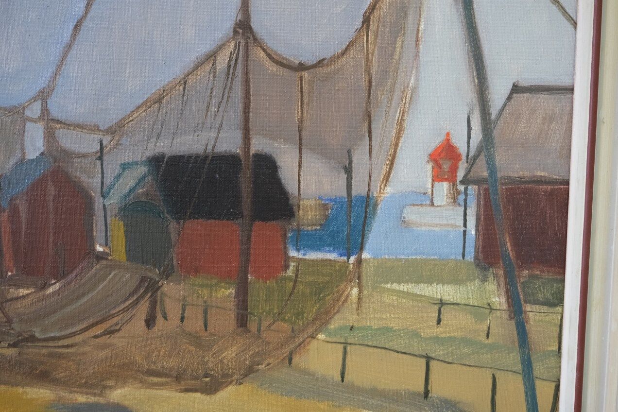 Arthur Nilsson, Swedish Modern Painting, 1955, Oil on Canvas