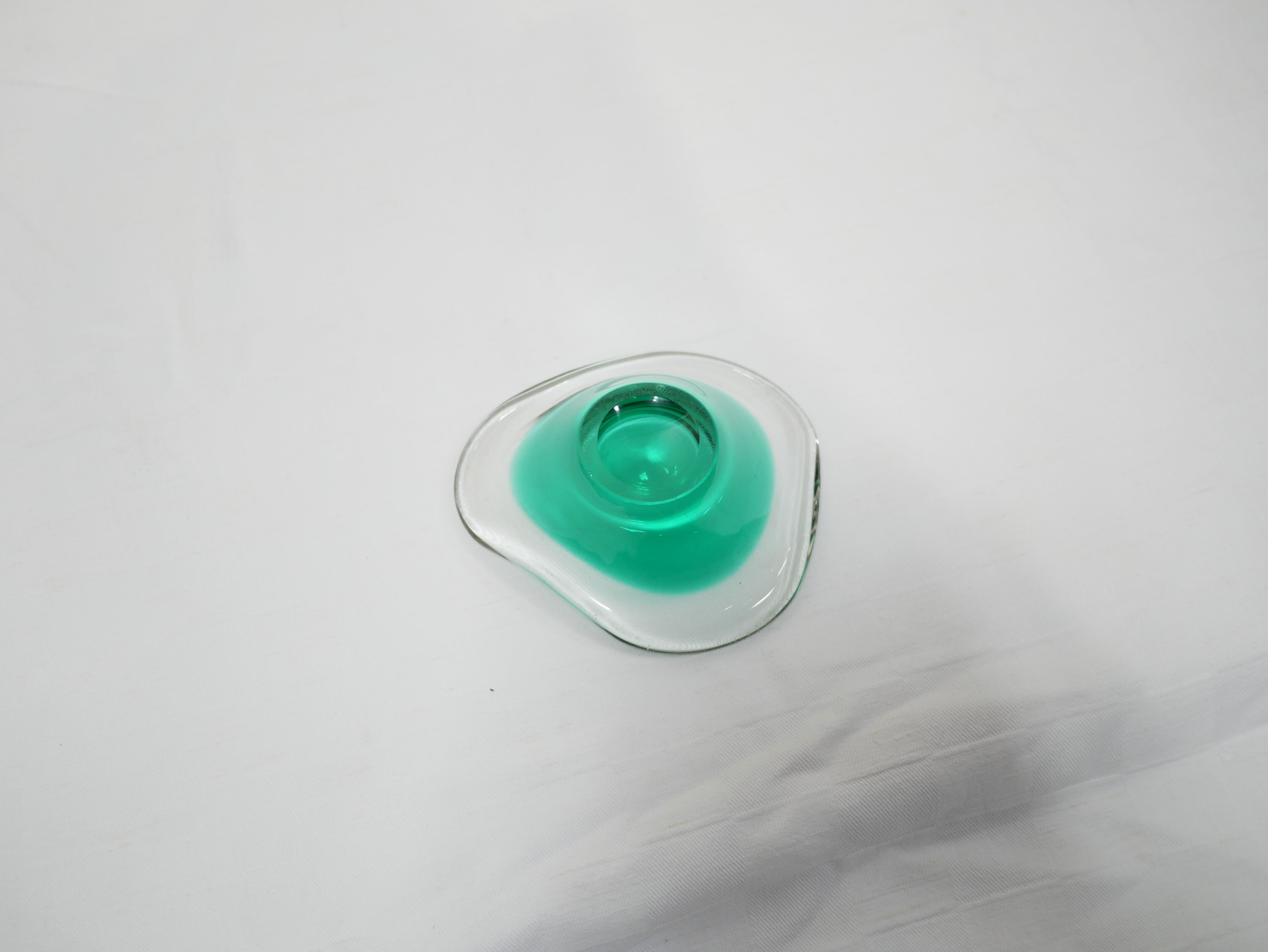 Empty vintage Murano glass pocket