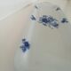 Presentation tray in blue and white Baudour porcelain