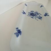 Presentation tray in blue and white Baudour porcelain