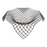 Designer fruit basket in metal wire