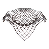 Designer fruit basket in metal wire