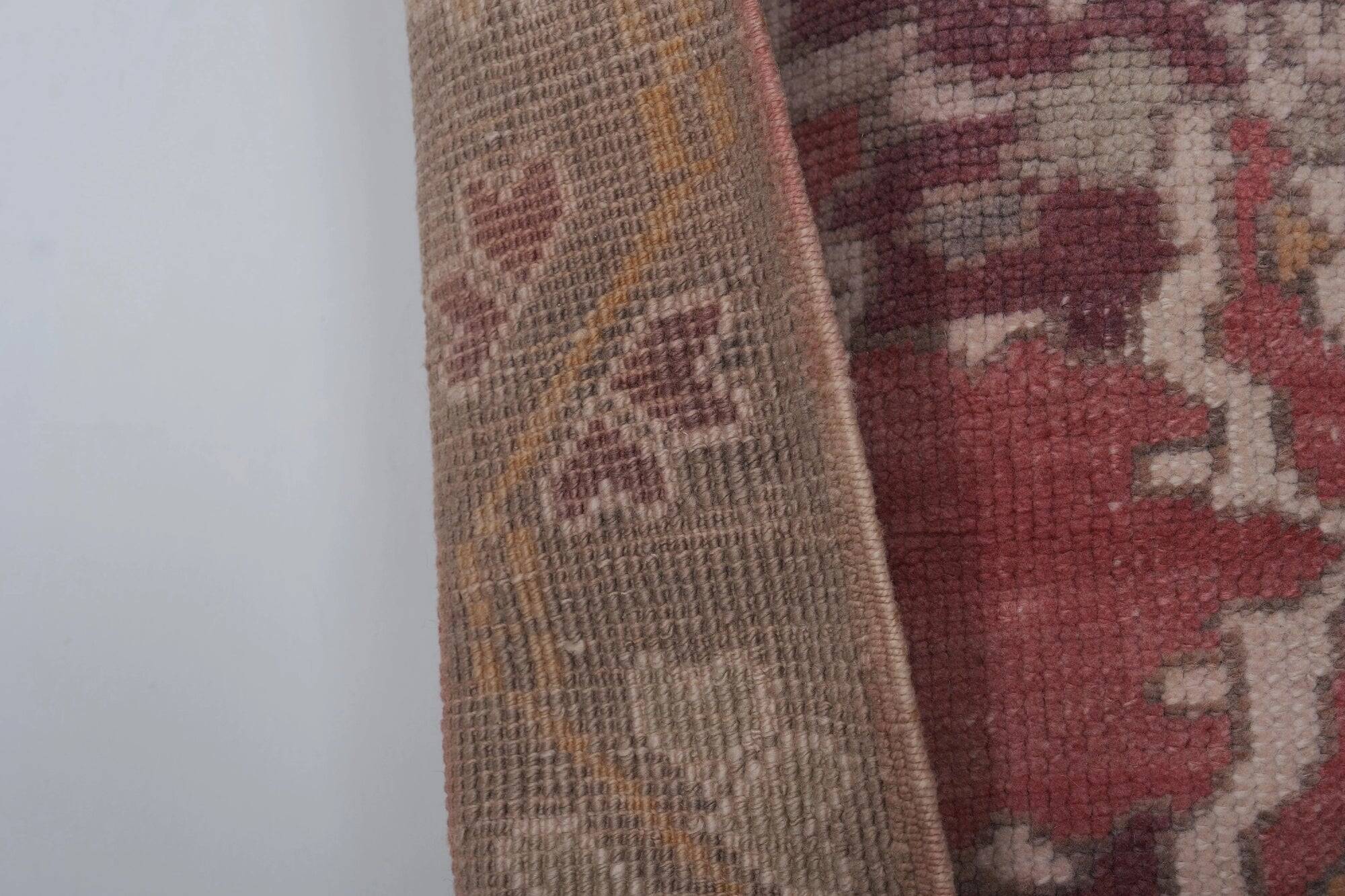 Vintage Turkish hallway rug 102x237 cm