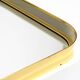 Beautiful original Mid Century Modern "Zier-Form" wall mirror with heavy br