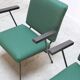 Modernist pair of '1401' easy chairs by Wim Rietveld for Gispen, 1954