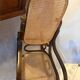Rocking chair with caning