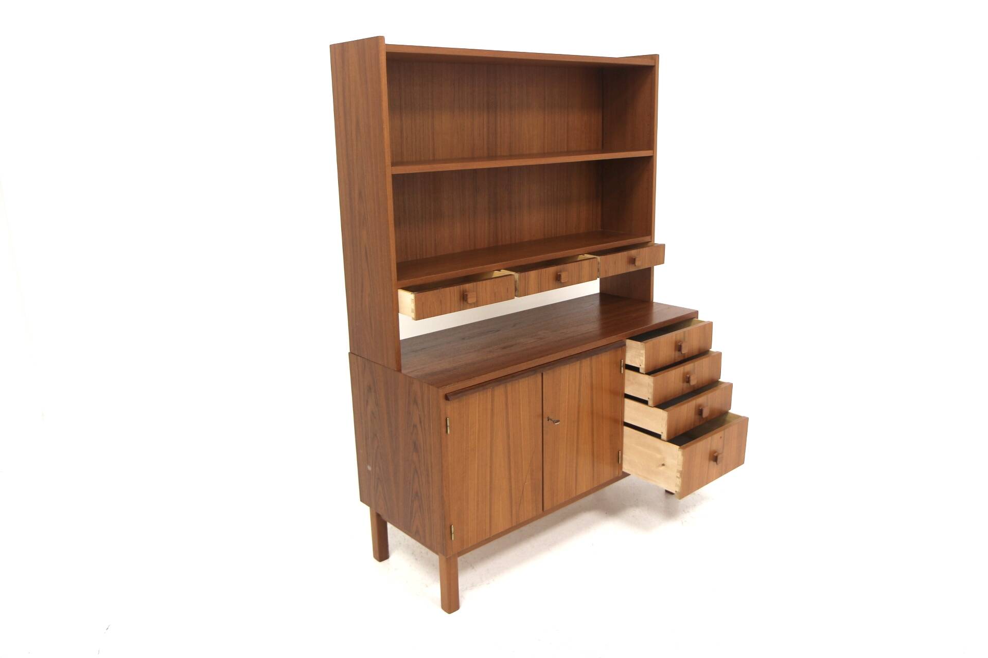 Secrétaire scandinave en teck, Suède, 1960