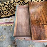 Louis XV style game table in walnut