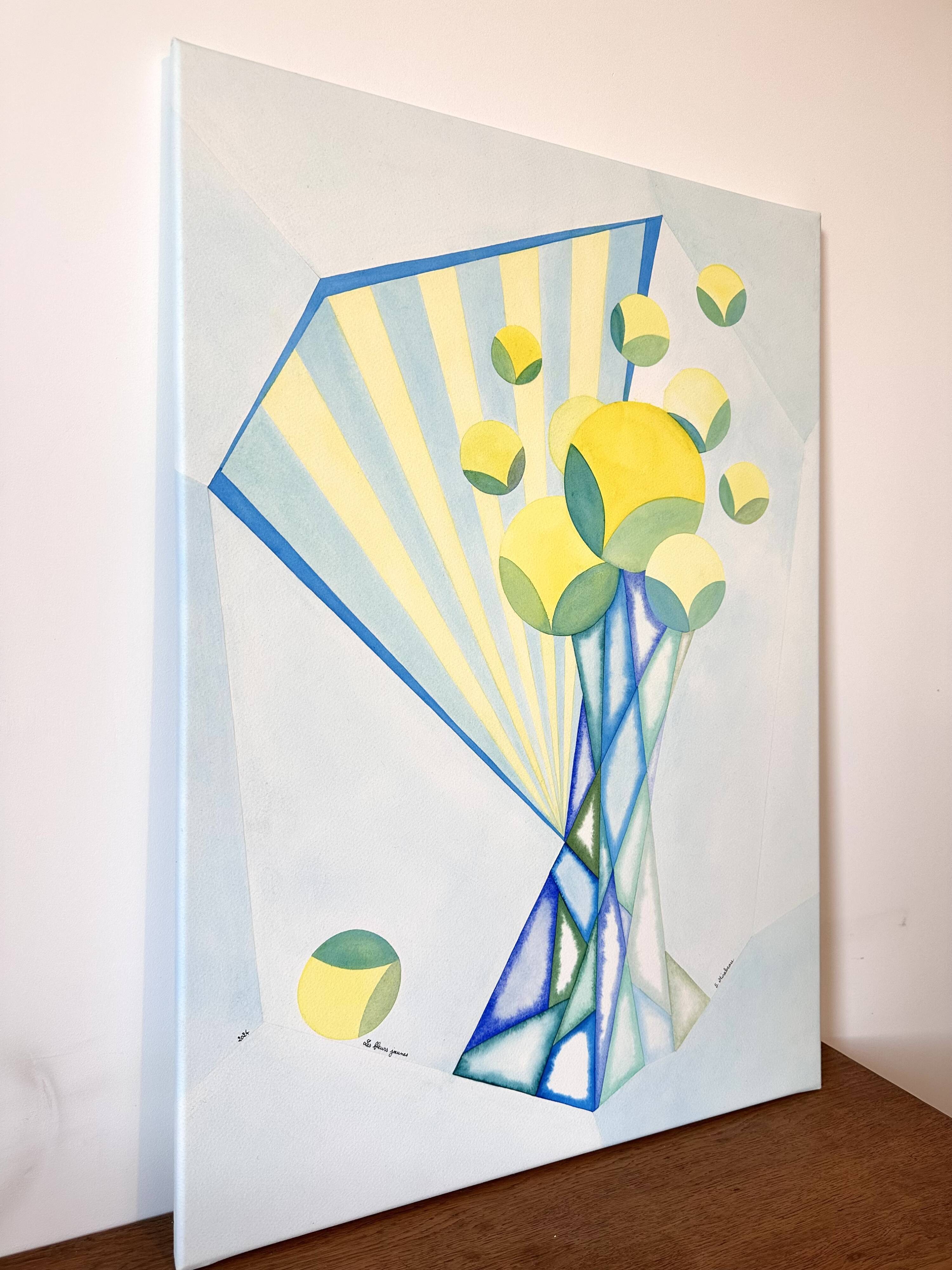 Yellow flower painting
