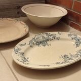 Lot de plats anciens