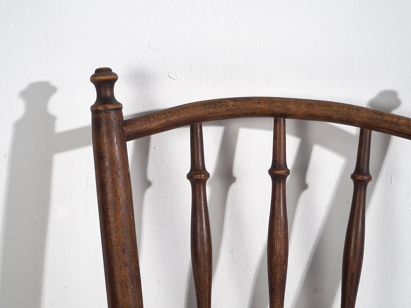Antique Thonet bentwood chairs (circa 1920). Set of 4 pieces #14