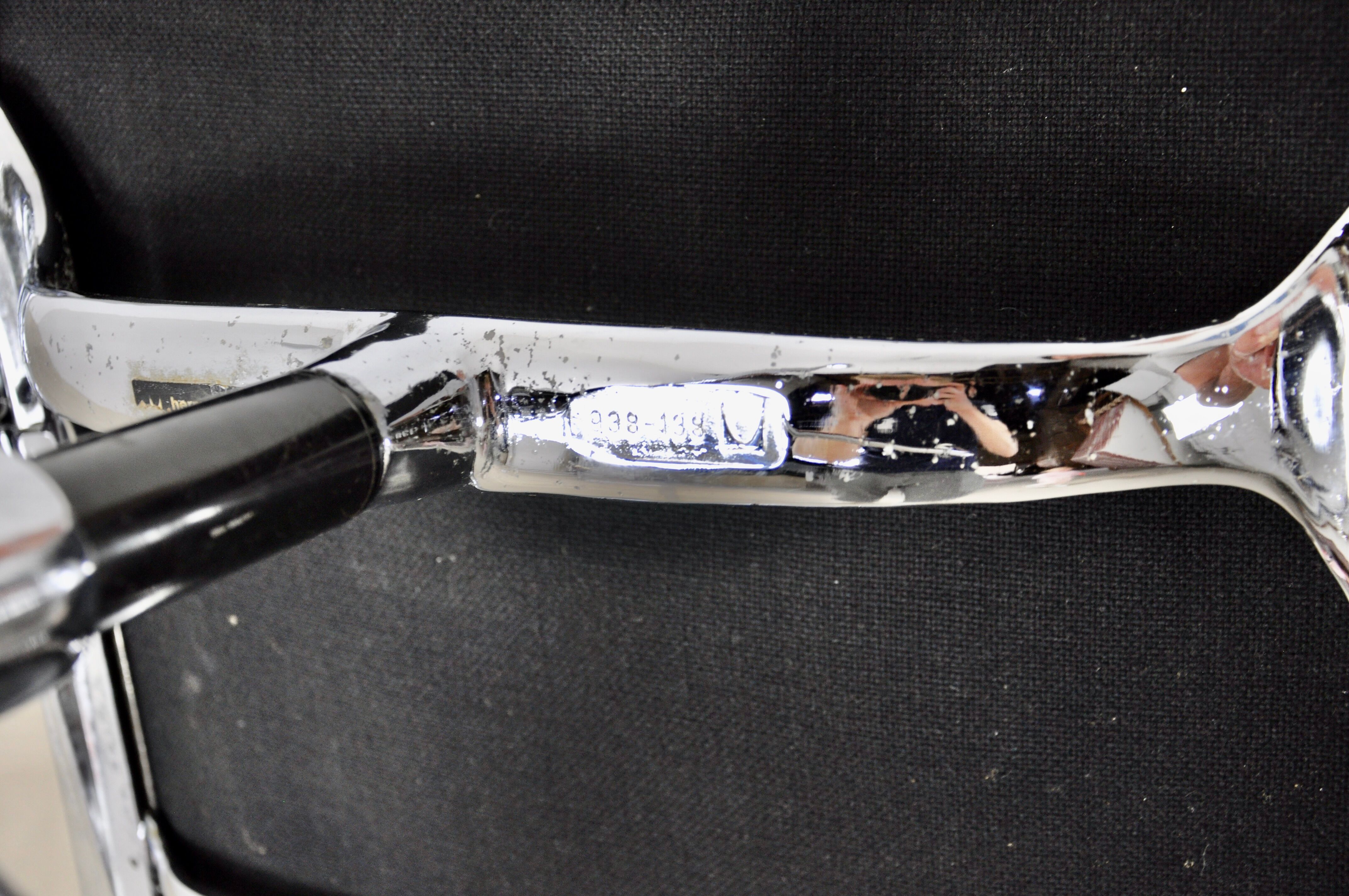 Black leather chair by Charles & Ray Eames for Herman Miller, 1970