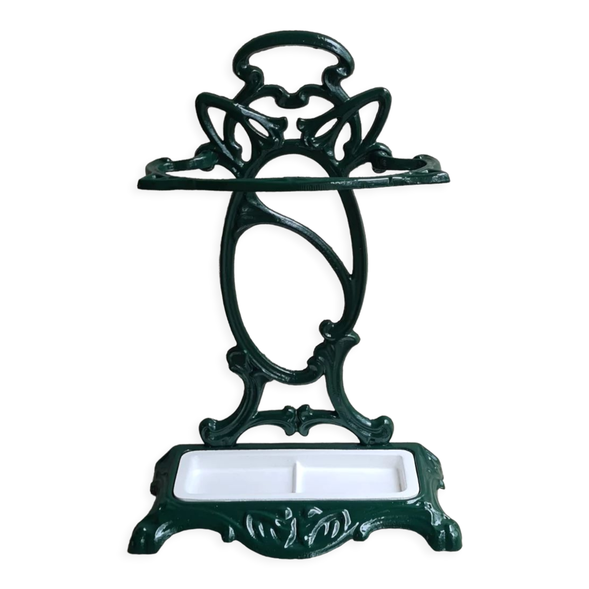 Umbrella door cast iron Art Nouveau early twentieth century