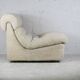 Chair "Space Age" in unbleached wool, France, circa 1970