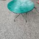Wrought iron garden table