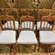 Set of 6 Restoration period "Chapelet" chairs