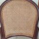 4 bamboo and cane chairs