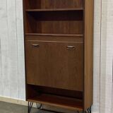 70s Teak Bar Library Shelf