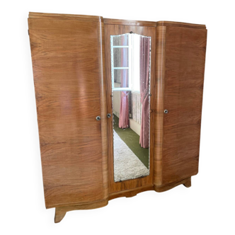 Très belle armoire de chambre en bois 1950