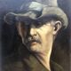 Portrait à l’huile d’homme âgé