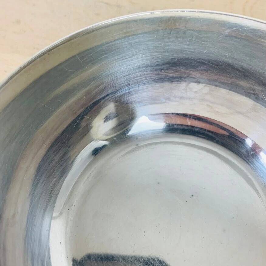 Ercuis silver-plated catchall, vintage