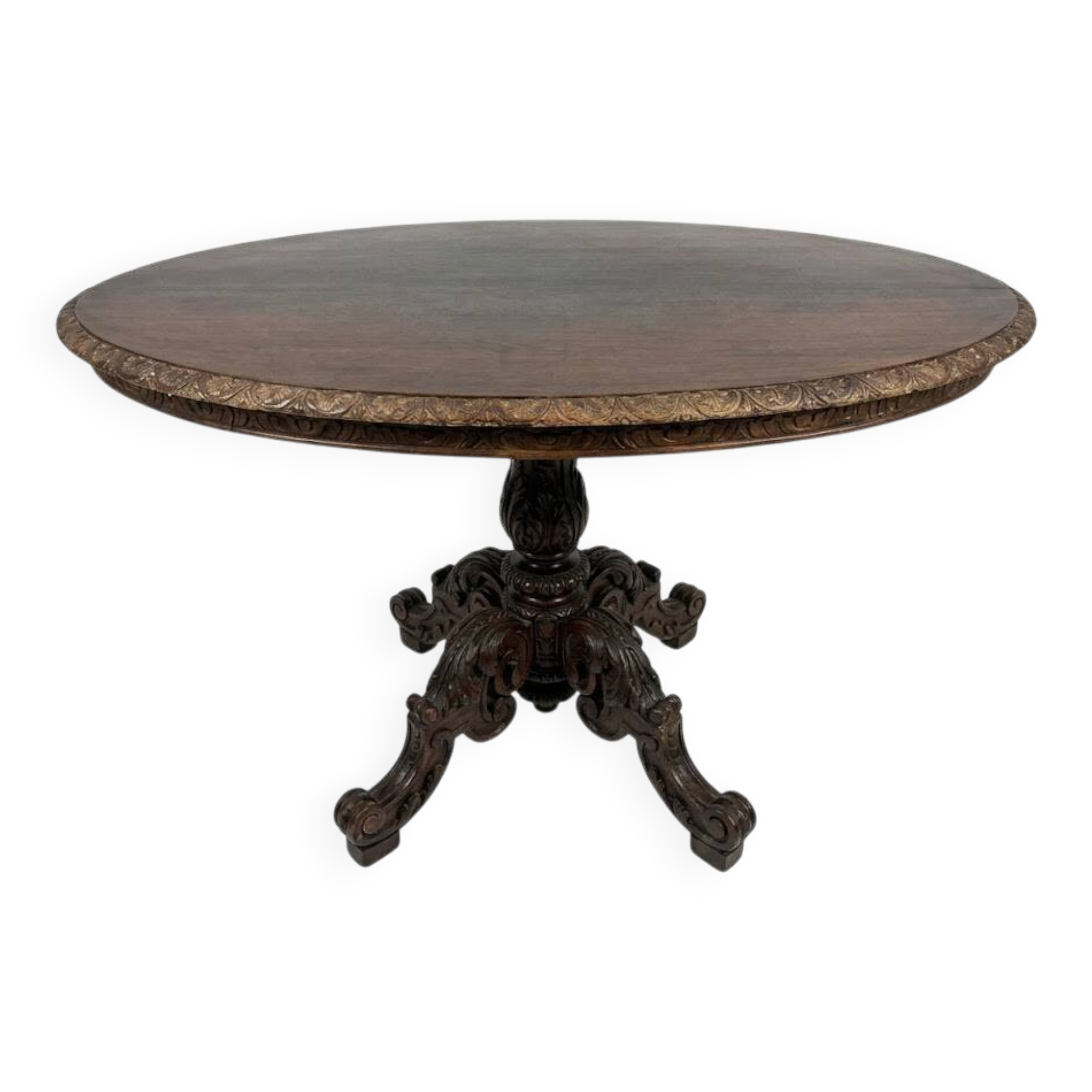 Table de salle à manger ancienne style Henri II