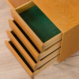 Scandinavian oak sideboard with sliding doors and 4 drawers