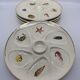 Vintage oyster plates