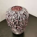 Purple glass vase by La Rochere