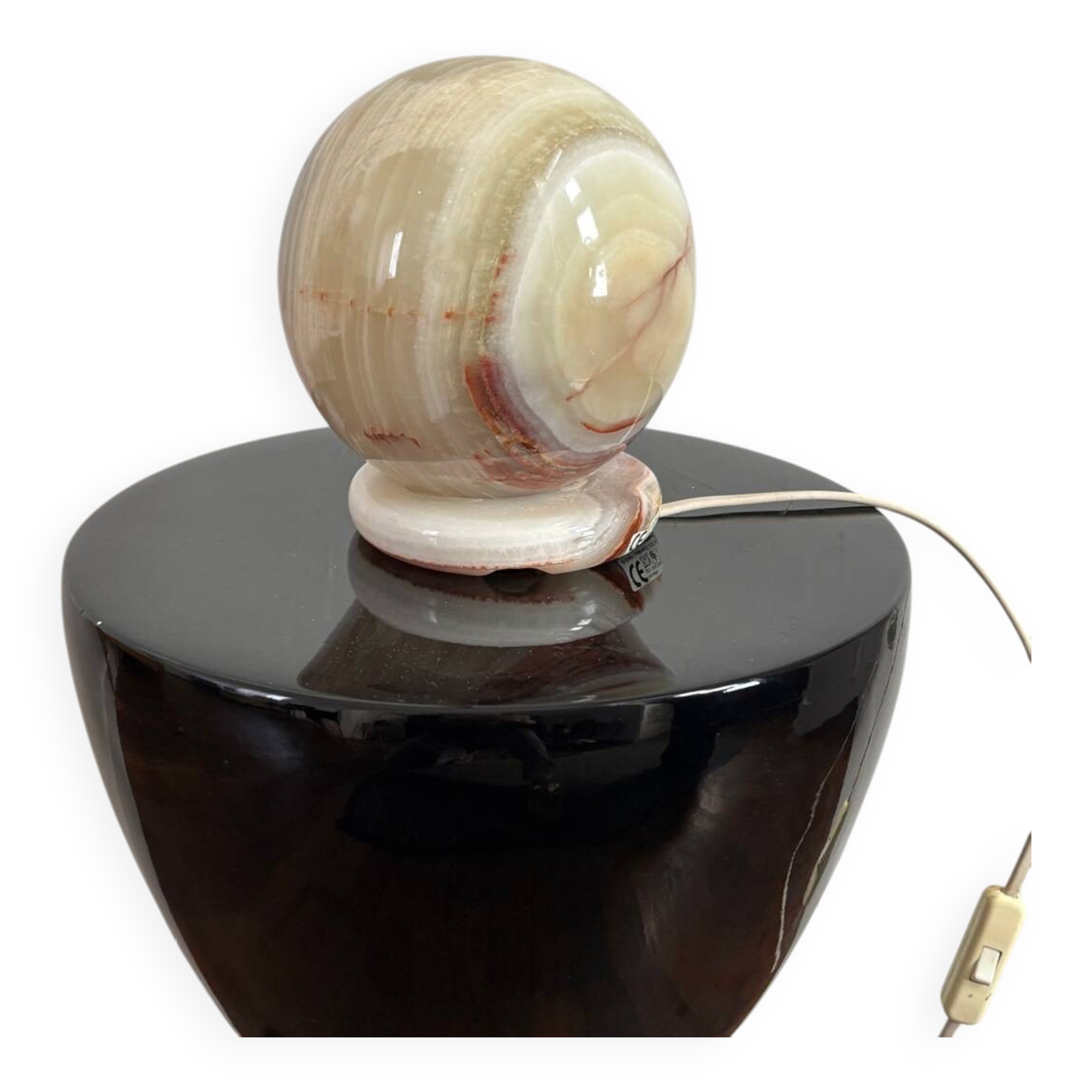 Vintage onyx lamp