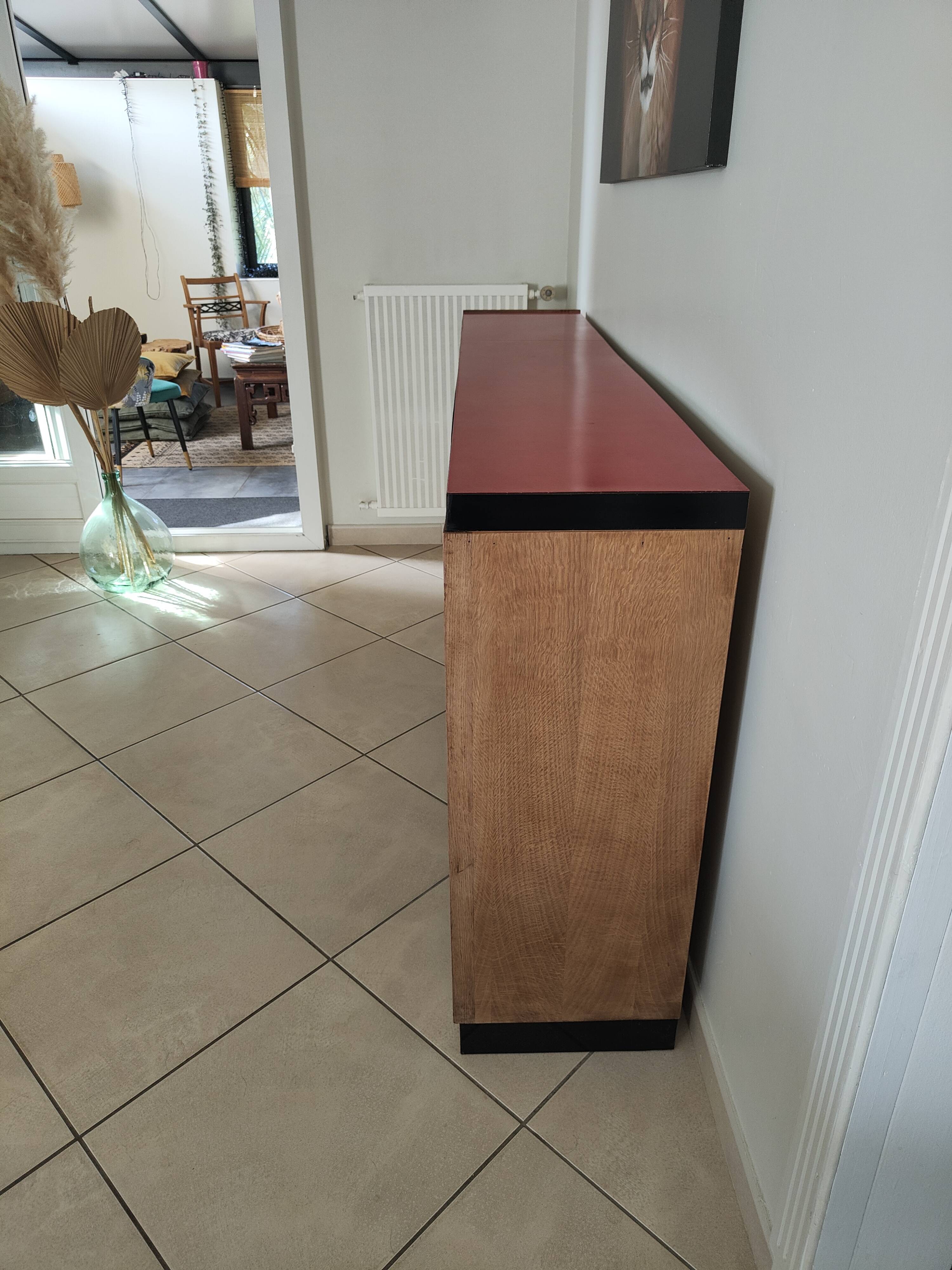 Solid wood cobbler's display case