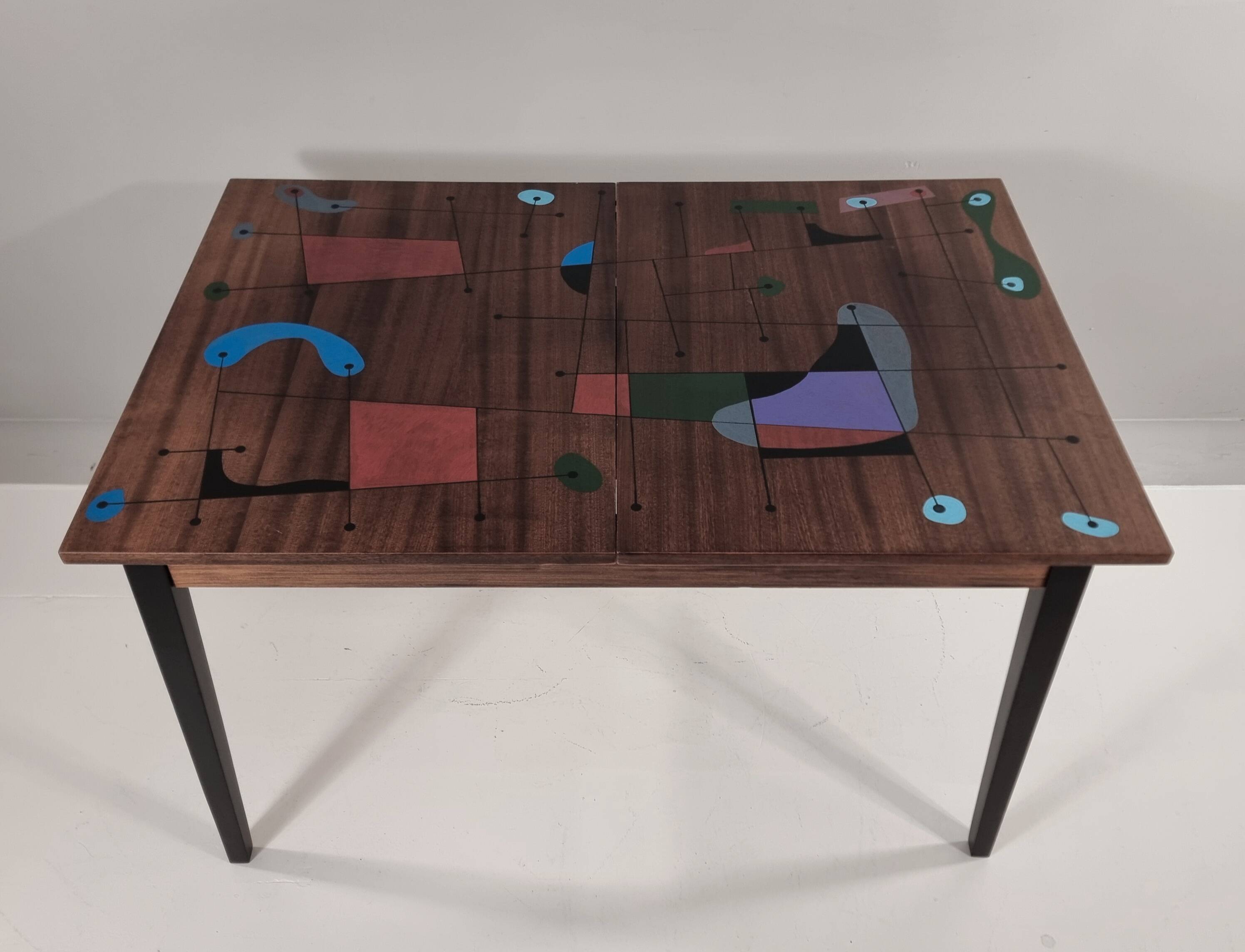 Table vintage en frêne, années 1960