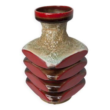 Vase par Cari Zalloni pour Steuler Keramik 1960 , H 40 cm