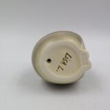 Ceramic Cat MIA Grey Stripes Lisa Larson Yellow Eyes Atelier Gust