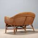 Vintage wicker and bamboo sofa, Italian design, 1950s-1960s.