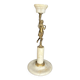 Candelabra in white marble and gilded bronze