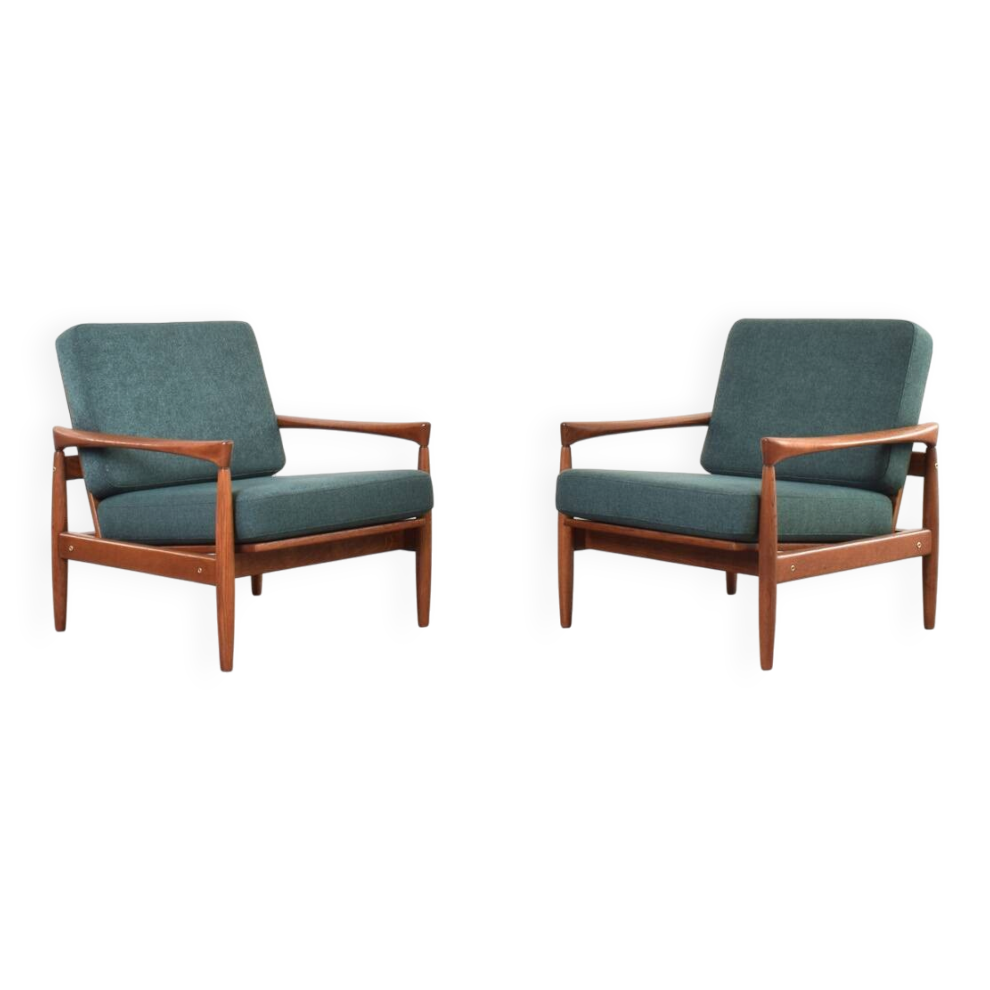 Mid-Century Kolding Lounge Chairs  by Erik Wørts for IKEA, 1960s., Set of 2