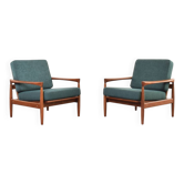 Mid-Century Kolding Lounge Chairs  by Erik Wørts for IKEA, 1960s., Set of 2