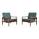 Mid-Century Kolding Lounge Chairs  by Erik Wørts for IKEA, 1960s., Set of 2