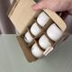 Vintage White Marble Napkin Rings – Set of 6 – Original Box