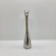 Silver-plated swan soliflore