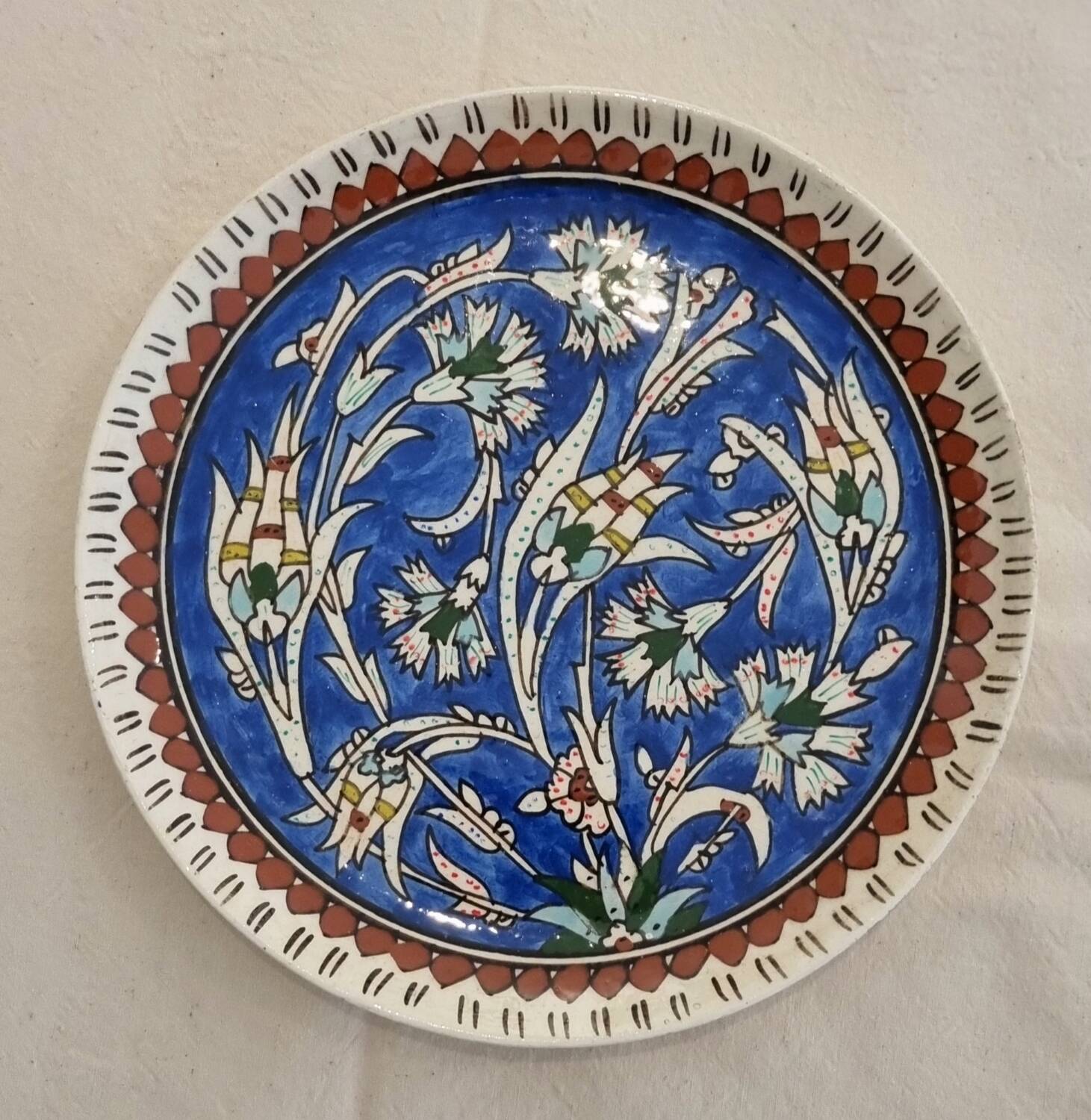 Turkish handcrafted plate